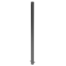 Ornamental bollard | Series 4074B | � 76 mm | stationary, for casting in concretewith ground anchor, total length approx. 1400 mm | without lock | with 1 eyelet